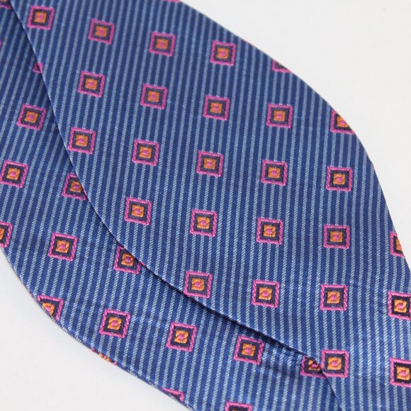 NEW Lanae Joy Silk Adjustable Bow Tie Bowtie / Blue Pink Orange / Private Label - Picture 2 of 4